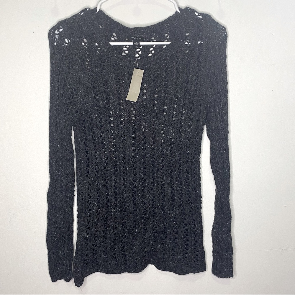 Ann Taylor Crochet Sweater